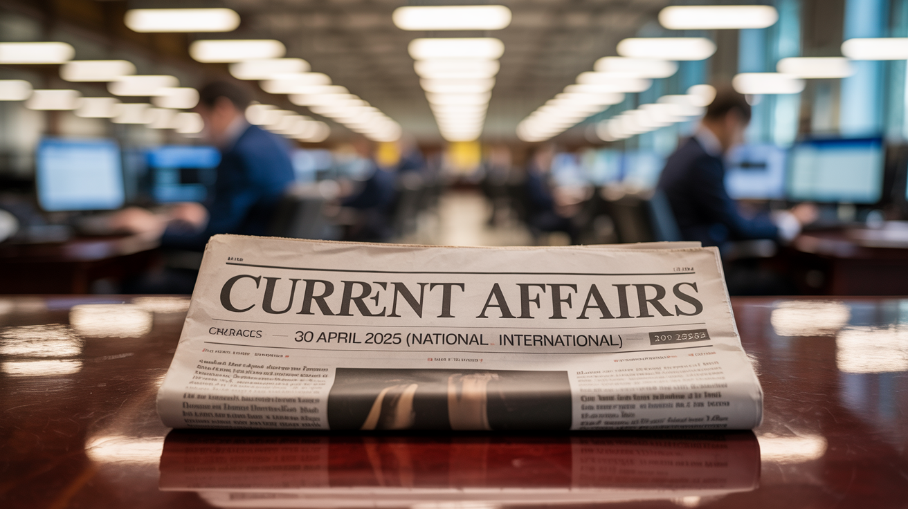 Current Affairs – 30 April 2025 (National & International)