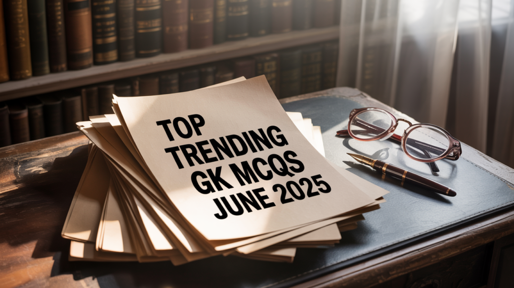 Top Trending GK MCQs June 2025 for UPSC SSC Banking Railway Exams