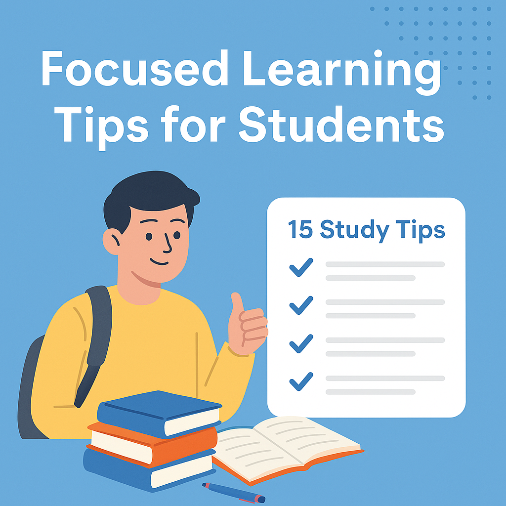 Focused Learning Tips for Students