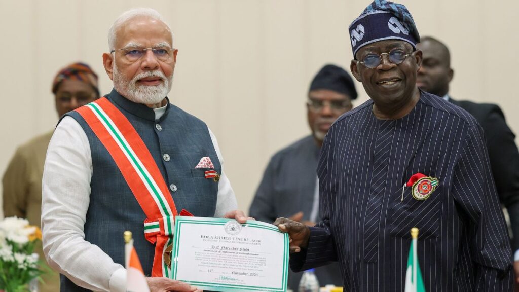 PM Modi Conferred Honor in Ghana