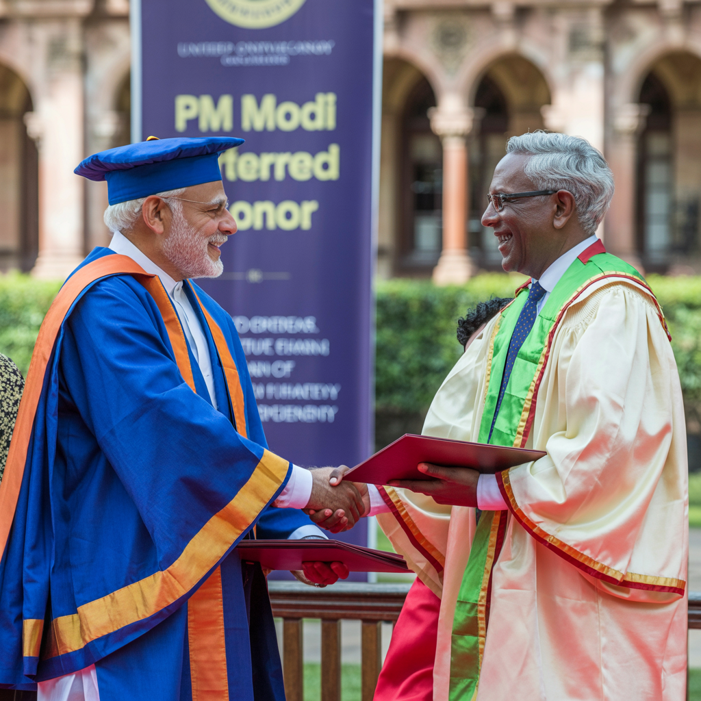 PM Modi Conferred Honor in Ghana