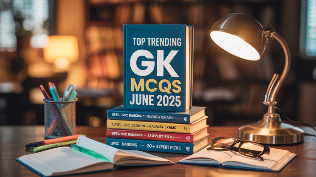 Top Trending GK MCQs June 2025 for UPSC SSC Banking Railway Exams