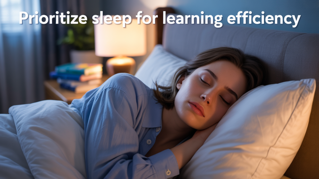 Prioritize Sleep for Learning Efficiency