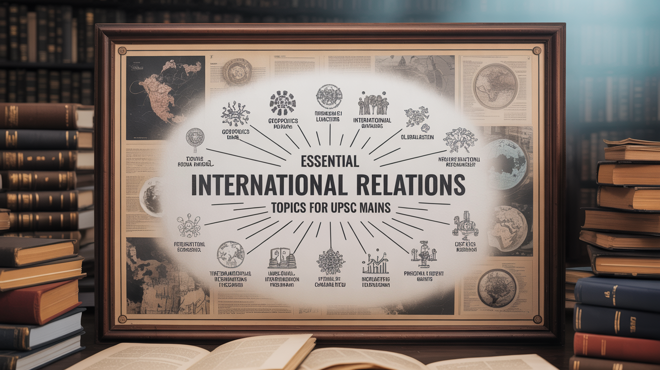 Essential International Relations Topics for UPSC Mains: 2025 Must-Read Guide for IAS Aspirants