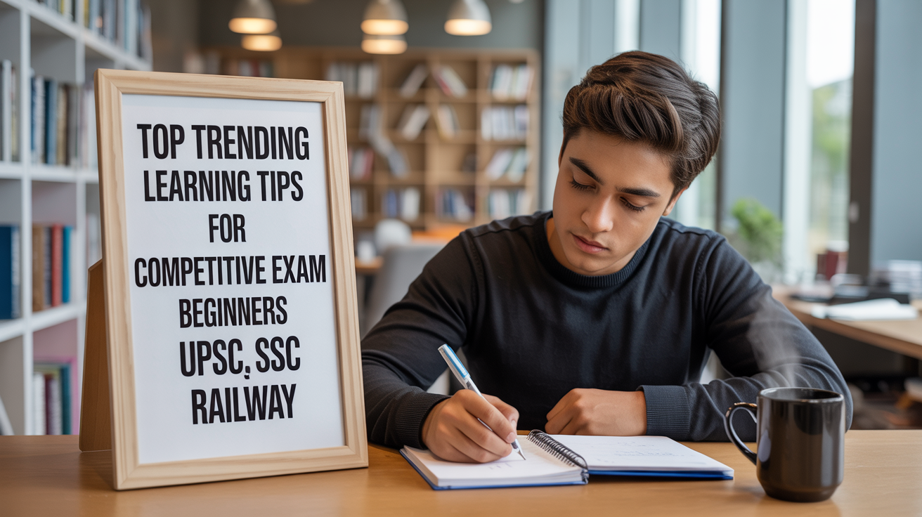 Top Trending Learning Tips for Competitive Exam Beginners UPSC SSC Railway