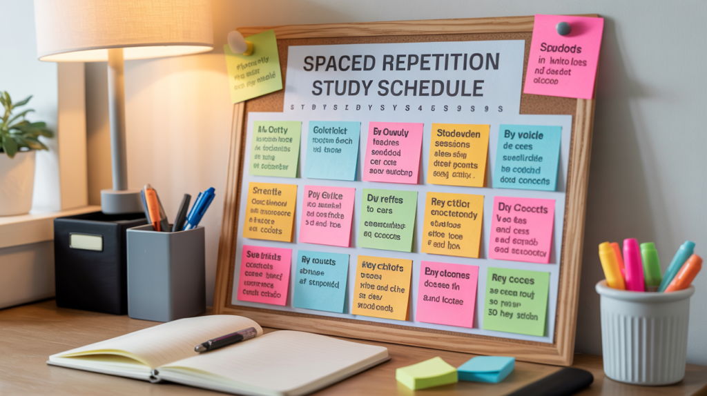 spaced repetition study schedule