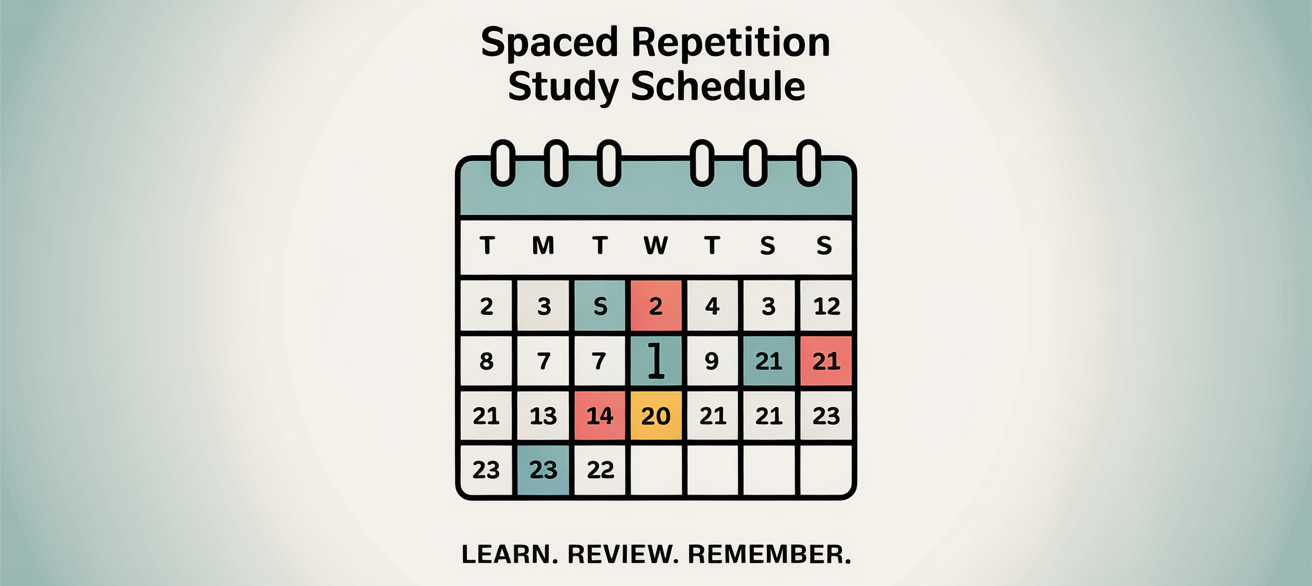 Spaced Repetition Study Schedule: The Ultimate Guide to Remembering Everything You Learn