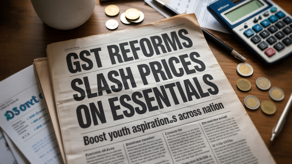GST reforms slash prices on essentials boost youth aspirations