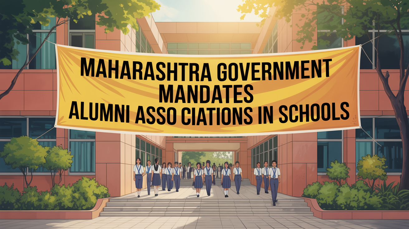 Maharashtra Government Mandates Alumni Associations in Schools to Boost Infrastructure & Student Development