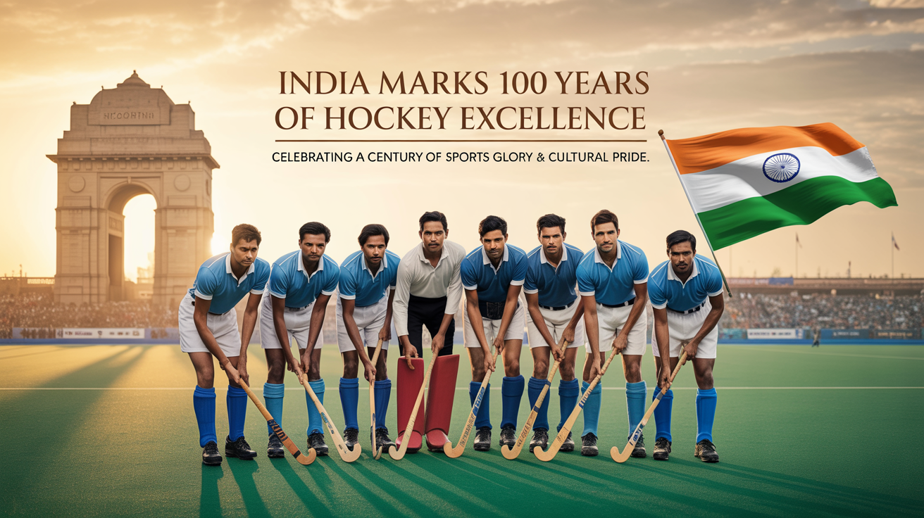 🇮🇳 India Marks 100 Years of Hockey Excellence — A Century of Glory, Legacy & National Pride