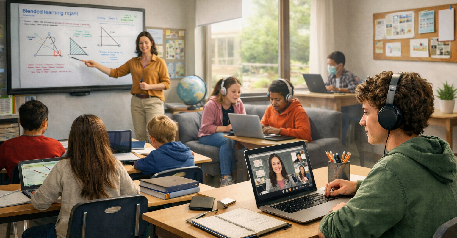 Blended Learning & Hybrid Study Models in Schools