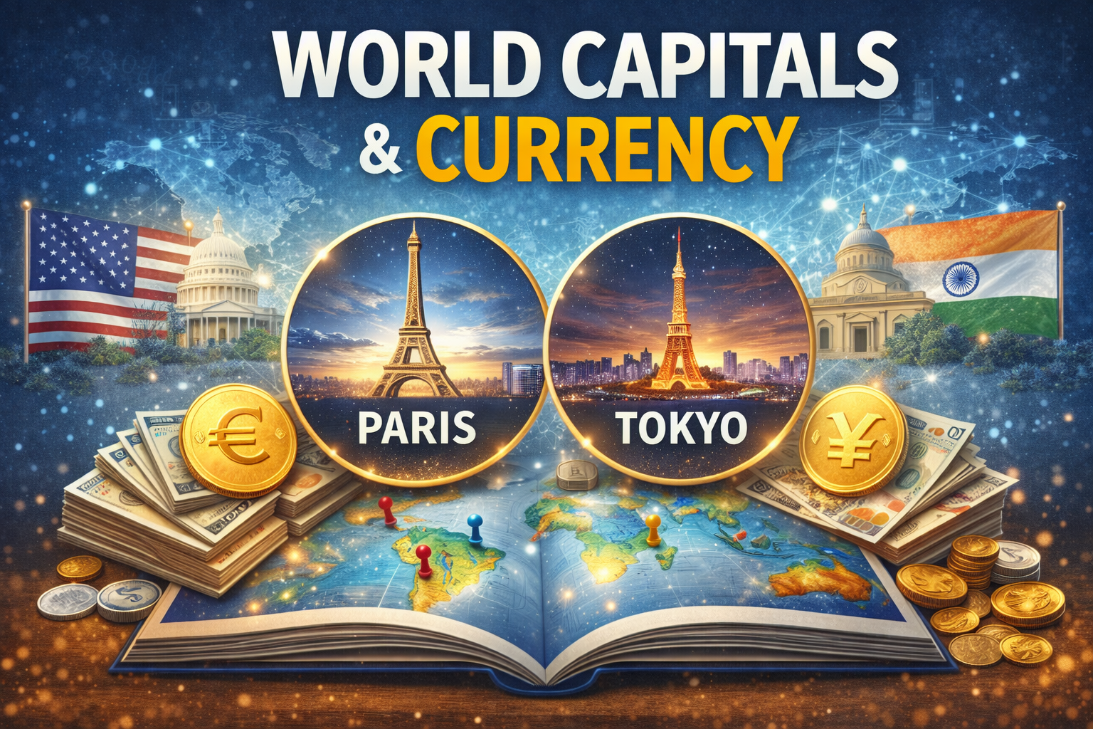 World Capitals & Currency