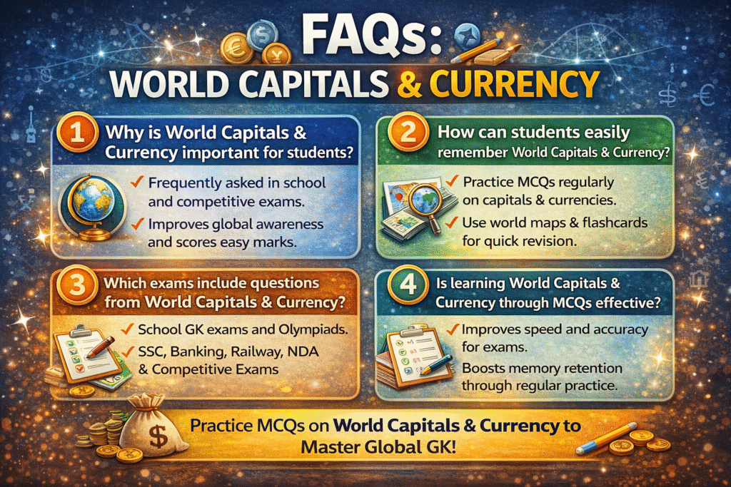 World Capitals & Currency