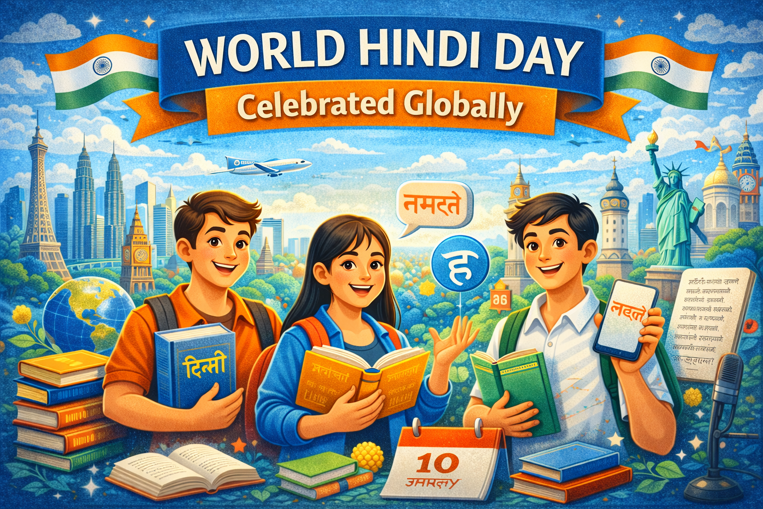 World Hindi Day Celebrated Globally
