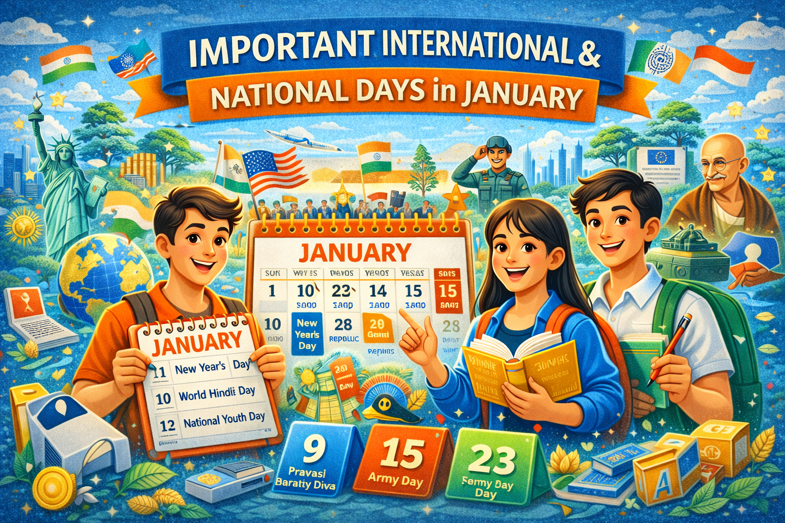 Important International & National Days in January