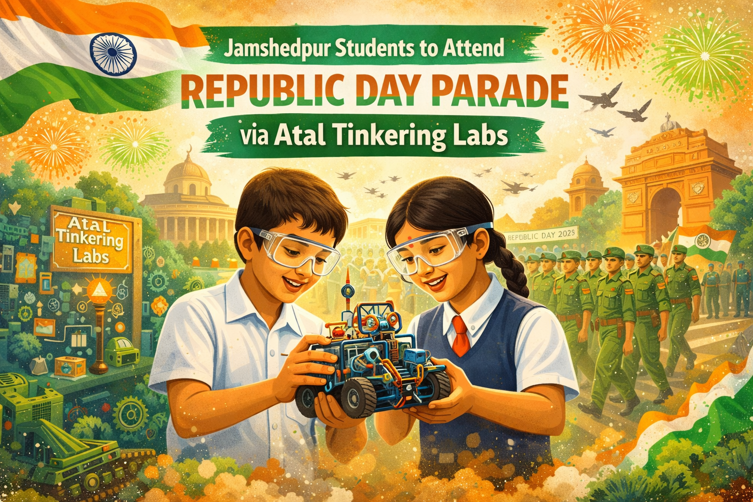 Jamshedpur Students to Attend Republic Day