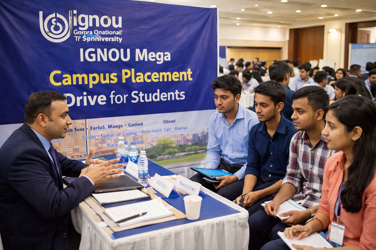IGNOU Mega Campus Placement Drive for Students