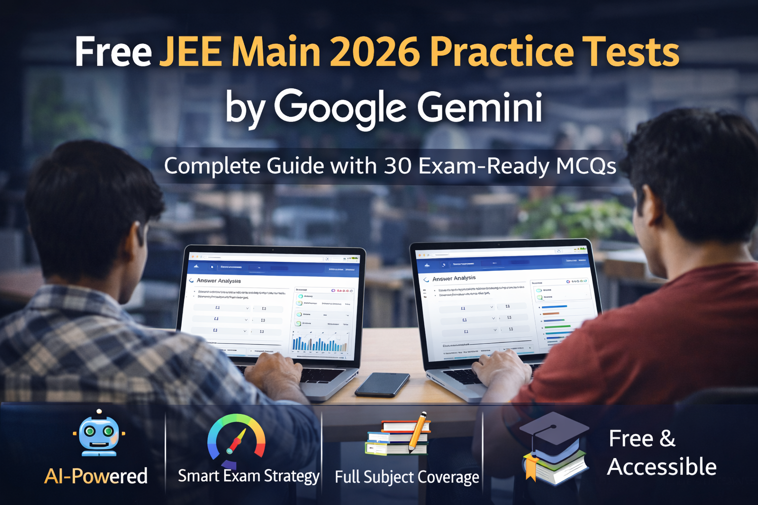 Free JEE Main 2026 Practice Tests by Google Gemini